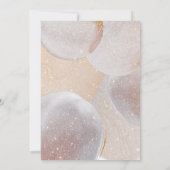 金ゴールドモダン卒業パーティー 招待状 (裏面)