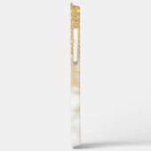 金ゴールドモダン大理石 Case-Mate iPhoneケース (裏面 / 左)