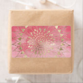 金ゴールドモダン曼荼羅 ラベル (インサイチュ)