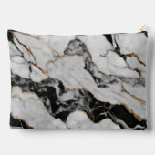 金ゴールドモダン白黒 アクセサリーポーチ (裏面)