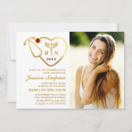 金ゴールドモダン看護学校卒業会 招待状