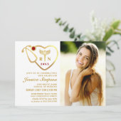 金ゴールドモダン看護学校卒業会 招待状 (スタンド正面)