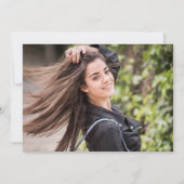 金ゴールドモダン看護学校卒業 サンキューカード (裏面)