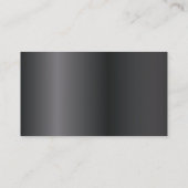 金ゴールドモダン紙吹雪メイクアップアーティスト美しいサロン 名刺 (裏面)