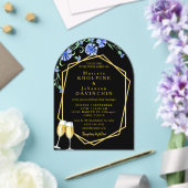 金ゴールドモダン結婚アクリル招待状 アクリル招待状 (インサイチュ (ウェディング))