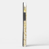 金ゴールドモダン花とモノグラム Case-Mate iPhoneケース (裏面 / 右)