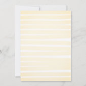 金ゴールドモダン花火エッフェルパリブライダルシャワー 招待状 (裏面)