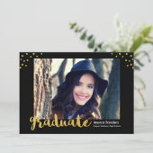 金ゴールドモダン退院写真修士会 招待状 (スタンド正面)