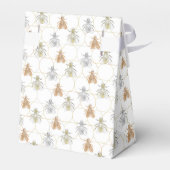 金ゴールドモダン銀銅金属ミツバチ フェイバーボックス (裏面サイド)