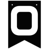 金ゴールドモダン黒祝賀卒業パーティー バンティングフラッグ (第2の旗)