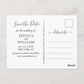 金ゴールドモダンBurgundy Agate PHOTO日付を保存 ポストカード (裏面)