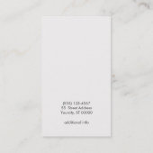 金ゴールドモティーキウッドグレインルックブラッククール 名刺 (裏面)