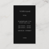 金ゴールドモデレン 名刺 (裏面)