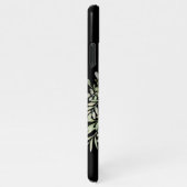 金ゴールドモノグエレガントラモダンムグリーンブラック iPhoneケース (右側)