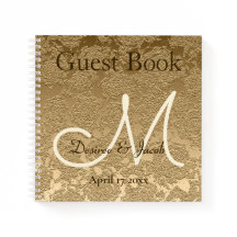 金ゴールドモノグラエレガントムモダン結婚グラム