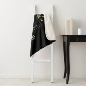 金ゴールドモノグラムグリーナリーウォーター色ブラック シェルパブランケット (インサイチュ)