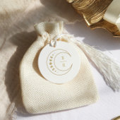 金ゴールドモノグラムシナ結婚式の引き出物ラベル フェイバータグ