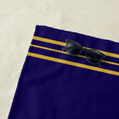 金ゴールドモノグラムビーチタオル ビーチタオル (インサイチュ)