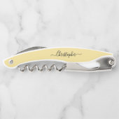 金ゴールドモノグラムビールワインコルクスクリュボトルオープナー ソムリエナイフ (裏面)