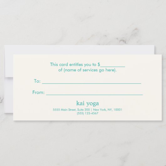 金ゴールドモノグラムマンダラピンクコーラルギフト券 (裏面)