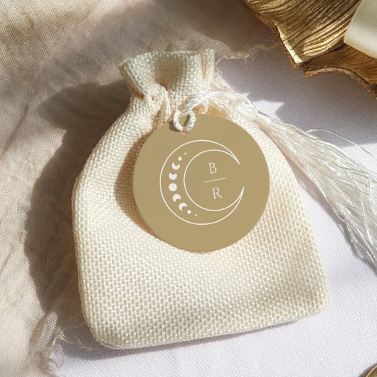 金ゴールドモノグラム天モノグラム結婚ズ フェイバータグ