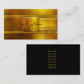 金ゴールドモノグラムB名刺 名刺 (正面/裏面)