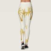 金ゴールドヤシの木：熱帯繊維。 レギンス (裏面)