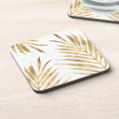 金ゴールドヤシの葉 コースター (左側)