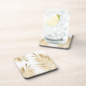 金ゴールドヤシの葉 コースター (右側)