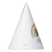 金ゴールドユニコーンガールズバースデーパーティー パーティーハット (左)