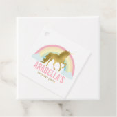 金ゴールドユニコーンガールズバースデーパーティー フェイバータグ (インサイチュ)