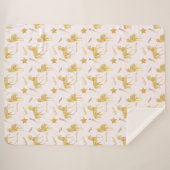 金ゴールドユニコーン信じ シェルパブランケット (正面(横))