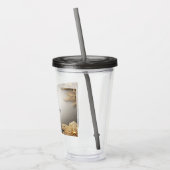 金ゴールドユニーク装飾ホリデーアクリルタンブラー アクリルタンブラー (左)