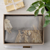 金ゴールドユニーク装飾ホリデーティッシュペーパー 薄葉紙 (ギフト)