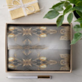 金ゴールドユニーク装飾ホリデーティッシュペーパー 薄葉紙 (ギフト)