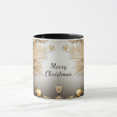 金ゴールドユニーク装飾ホリデーマグ マグカップ (中央)