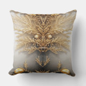 金ゴールドユニーク装飾ホリデー装飾用クッション クッション (正面)