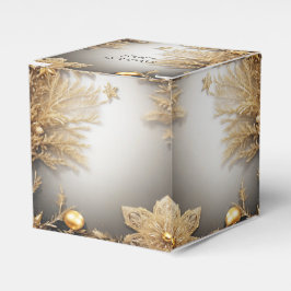 金ゴールドユニーク装飾休日ギフトボックス フェイバーボックス