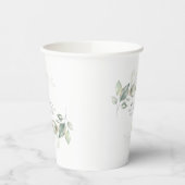 金ゴールドユーカリプスグリーンリーボホドリーミーウォーターの色 紙コップ (左)