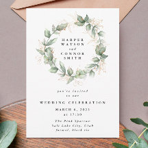 金ゴールドユーカリ結婚プスリース青苔サージ