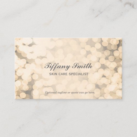 金ゴールドラきらめくイライトグラマ名刺 名刺 (正面)