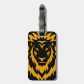 金ゴールドライオンビッググラフィック ラゲッジタグ (裏面縦)