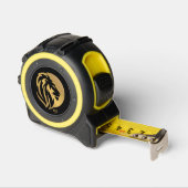 金ゴールドライオンロゴとモノグラムイニシャル メジャー (傾斜)