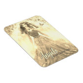 金ゴールドライトエンジェル – エンジェルズウォークザウィンドユー引用文 マグネット (右側)