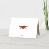 金ゴールドライトジョイブロック文字（ポインセチア付き） 箔シーズンカード (裏面)