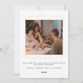 金ゴールドライト《写真》ぼけ味クリスマスフォト シーズンカード (裏面)