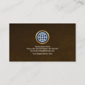 金ゴールドラインズプラカードエクサイトブラウングランジCEO 名刺 (裏面)