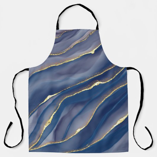 金ゴールドライン：高級抽象芸術の風景 エプロン (正面)