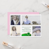 金ゴールドラインShamrockフォトカード カード (正面/裏面インサイチュ)