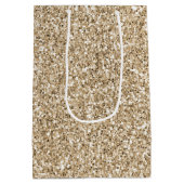 金ゴールドラクセグリッター     ミディアムペーパーバッグ (裏面)